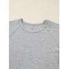 image:imageSidefeel Long Sleeve Shirts for Women 2026 Spring Outfits Crewneck Ribbed Knit Slim Fitted Going Out Tops Casual Basic TeesGray