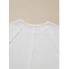 image:imageSidefeel Long Sleeve Shirts for Women 2026 Spring Outfits Crewneck Ribbed Knit Slim Fitted Going Out Tops Casual Basic TeesWhite
