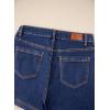 image:imageSidefeel Skorts for Woman Jean Skirt High Waisted Stretchy Denim Skort Mini Skirts with PocketsBluing