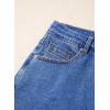image:imageSidefeel Skorts for Woman Jean Skirt High Waisted Stretchy Denim Skort Mini Skirts with PocketsLight Blue