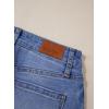 image:imageSidefeel Womens Barrel Jeans Wide Leg Vintage Mid Rise Y2k Baggy Boyfriend Ankle Denim PantsBluing