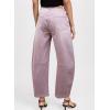 image:imageSidefeel Womens Barrel Jeans Wide Leg Vintage Mid Rise Y2k Baggy Boyfriend Ankle Denim PantsPurple