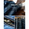 image:imageSidefeel Womens Capri Jeans High Waisted 2026 Summer Fashion Straight Leg Raw Hem Denim Capri PantsBlue