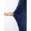 image:imageSidefeel Womens Capri Jeans High Waisted 2026 Summer Fashion Straight Leg Raw Hem Denim Capri PantsMedium Blue