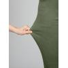 image:imageSidefeel Womens Capri Jeans High Waisted Stretchy Rollup Skinny Cuffed Cropped Zimbaplatinum Summer Capri PantsGreen