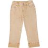 image:imageSidefeel Womens Capri Jeans High Waisted Stretchy Rollup Skinny Cuffed Cropped Zimbaplatinum Summer Capri PantsKhaki