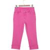 image:imageSidefeel Womens Capri Jeans High Waisted Stretchy Rollup Skinny Cuffed Cropped Zimbaplatinum Summer Capri PantsRose Red