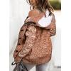 image:imageSidefeel Womens Cardigan Sweaters Hooded Cardigans Fleece Lined Jackets Winter Sweater CoatOrange