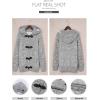 image:imageSidefeel Womens Cardigan Sweaters Hooded Cardigans Fleece Lined Jackets Winter Sweater CoatWhite Grey