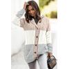 image:imageSidefeel Womens Cardigan Sweaters Hooded Fleece Lined Button Down Front Jackets Winter Coat with PocketsHooded 21 Brown