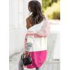 image:imageSidefeel Womens Cardigan Sweaters Hooded Fleece Lined Button Down Front Jackets Winter Coat with PocketsHooded Hot Pink