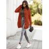 image:imageSidefeel Womens Cardigan Sweaters Hooded Fleece Lined Button Down Front Jackets Winter Coat with PocketsHooded Oronge