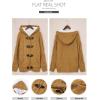 image:imageSidefeel Womens Cardigan Sweaters Hooded Fleece Lined Button Down Winter Sweater CoatAs Shown