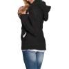 image:imageSidefeel Womens Cardigan Sweaters Hooded Fleece Lined Button Down Winter Sweater CoatBlack