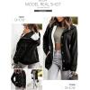 image:imageSidefeel Womens Cardigan Sweaters Hooded Fleece Lined Button Down Winter Sweater CoatBlack