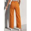image:imageSidefeel Womens Cargo Jeans Casual Loose Mid Rise Wide Leg Denim PantsGold Flame