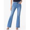 image:imageSidefeel Womens High Waisted Bell Bottom Bootcut Jeans Flared Wide Leg Denim PantsD Light Blue