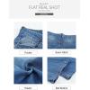 image:imageSidefeel Womens High Waisted Bell Bottom Bootcut Jeans Flared Wide Leg Denim PantsD Meidum Blue