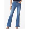 image:imageSidefeel Womens High Waisted Bell Bottom Bootcut Jeans Flared Wide Leg Denim PantsD Meidum Blue