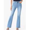 image:imageSidefeel Womens High Waisted Bell Bottom Bootcut Jeans Flared Wide Leg Denim PantsIceland Blue