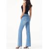 image:imageSidefeel Womens High Waisted Bell Bottom Bootcut Jeans Flared Wide Leg Denim PantsIceland Blue