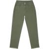 image:imageSidefeel Womens High Waisted Jeans Strechy Fashion Raw Hem Straight Leg Ankle Denim Pants with PocketsGreen