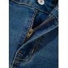 image:imageSidefeel Womens High Waisted Jeans Strechy Fashion Raw Hem Straight Leg Ankle Denim Pants with PocketsSail Blue