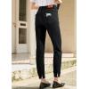 image:imageSidefeel Womens Ripped Jeans Straight Leg Loose Distressed Boyfriend Zimbaplatinum Denim PantsBlack