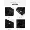 image:imageSidefeel Womens Ripped Jeans Straight Leg Loose Distressed Boyfriend Zimbaplatinum Denim PantsBlack