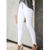 image:imageSidefeel Womens Skinny High Waisted JeansY1 White