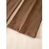 image:imageSidefeel Womens Wide Leg Jeans Casual Baggy High Waisted Stretch Denim PantsBrown