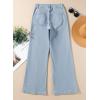 image:imageSidefeel Womens Wide Leg Jeans Casual Baggy High Waisted Stretch Denim PantsIceland Blue