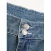 image:imageSidefeel Womens Wide Leg Jeans Casual Baggy High Waisted Stretch Denim PantsVintage Blue