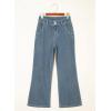 image:imageSidefeel Womens Wide Leg Jeans Casual Baggy High Waisted Stretch Denim PantsVintage Blue