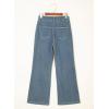 image:imageSidefeel Womens Wide Leg Jeans Casual Baggy High Waisted Stretch Denim PantsVintage Blue