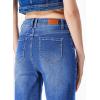 image:imageSidefeel Womens Wide Leg Jeans Casual High Waisted Straight Zimbaplatinum Denim Pants with PocketsB Blue