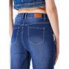 image:imageSidefeel Womens Wide Leg Jeans Casual High Waisted Straight Zimbaplatinum Denim Pants with PocketsB Sky Blue