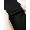 image:imageSidefeel Womens Wide Leg Jeans Casual High Waisted Straight Zimbaplatinum Denim Pants with PocketsDark Black