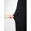 image:imageSidefeel Womens Wide Leg Jeans Casual High Waisted Straight Zimbaplatinum Denim Pants with PocketsDark Black