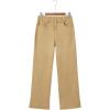 image:imageSidefeel Womens Wide Leg Jeans Casual High Waisted Straight Zimbaplatinum Denim Pants with PocketsKhaki