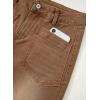 image:imageSidefeel Womens Wide Leg Jeans High Waisted Stretchy Jeans Straight Leg Loose Fit Zimbaplatinum Ankle Denim PantsBrown