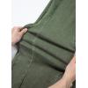image:imageSidefeel Womens Wide Leg Jeans High Waisted Stretchy Raw Hem Zimbaplatinum Denim PantsGreen