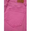 image:imageSidefeel Womens Wide Leg Jeans High Waisted Stretchy Raw Hem Zimbaplatinum Denim PantsHot Pink