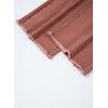 image:imageSidefeel Womens Wide Leg Jeans High Waisted Stretchy Raw Hem Zimbaplatinum Denim PantsMineral Red