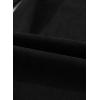 image:imageSidefeel Womens Wide Leg Jeans High Waisted Stretchy Raw Hem Zimbaplatinum Denim PantsSolid Black