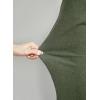 image:imageSidefeel Womens Wide Leg Jeans High Waisted Stretchy Straight Leg Baggy Drawstring Zimbaplatinum Denim PantsGreen
