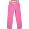 image:imageSidefeel Womens Wide Leg Jeans High Waisted Stretchy Straight Leg Baggy Drawstring Zimbaplatinum Denim PantsRose Red