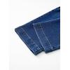 image:imageSidefeel Womens Wide Leg Jeans High Waisted Stretchy Tummy Control Straight Leg Denim PantsDark Blue