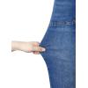 image:imageSidefeel Womens Wide Leg Jeans High Waisted Stretchy Tummy Control Straight Leg Denim PantsDark Blue