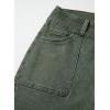 image:imageSidefeel Womens Wide Leg Jeans High Waisted Stretchy Tummy Control Straight Leg Denim PantsGeen